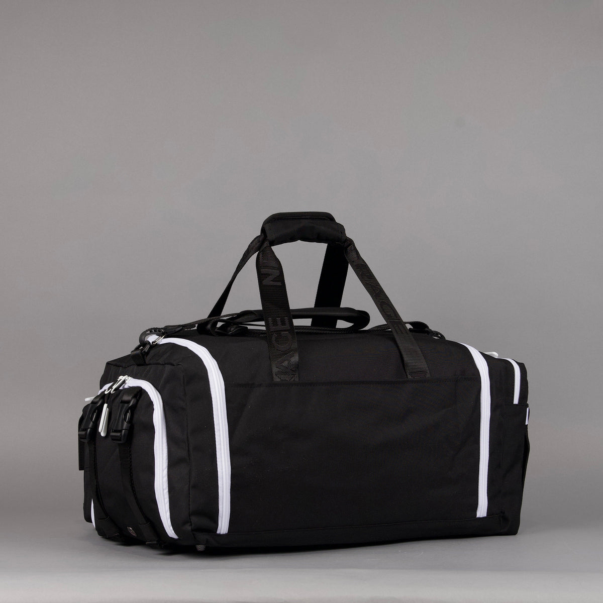 40L Ultimate Duffle Bag Alpha Black White Accents - Image 7