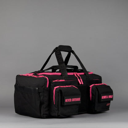 40L Ultimate Duffle Bag Black Neon Pink - Image 8