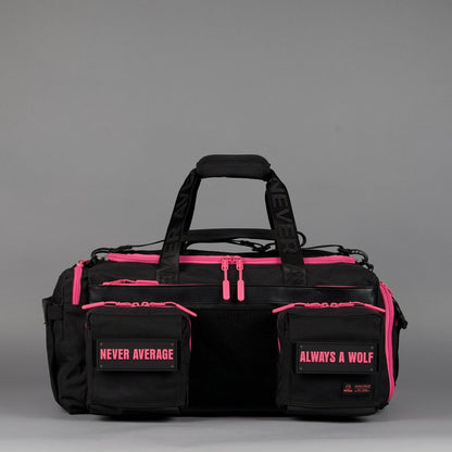 40L Ultimate Duffle Bag Black Neon Pink - Image 7