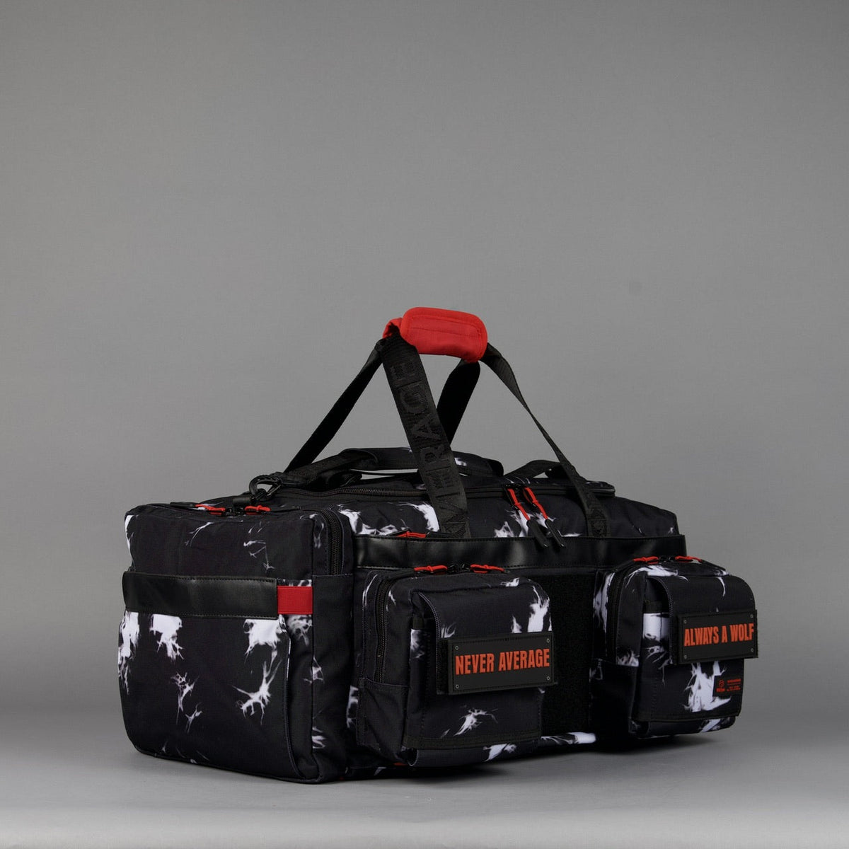 40L Ultimate Duffle Bag Black Lightning Immortal Red - Image 8