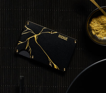 Ridge Wallet - Kintsugi - Black - Image 5