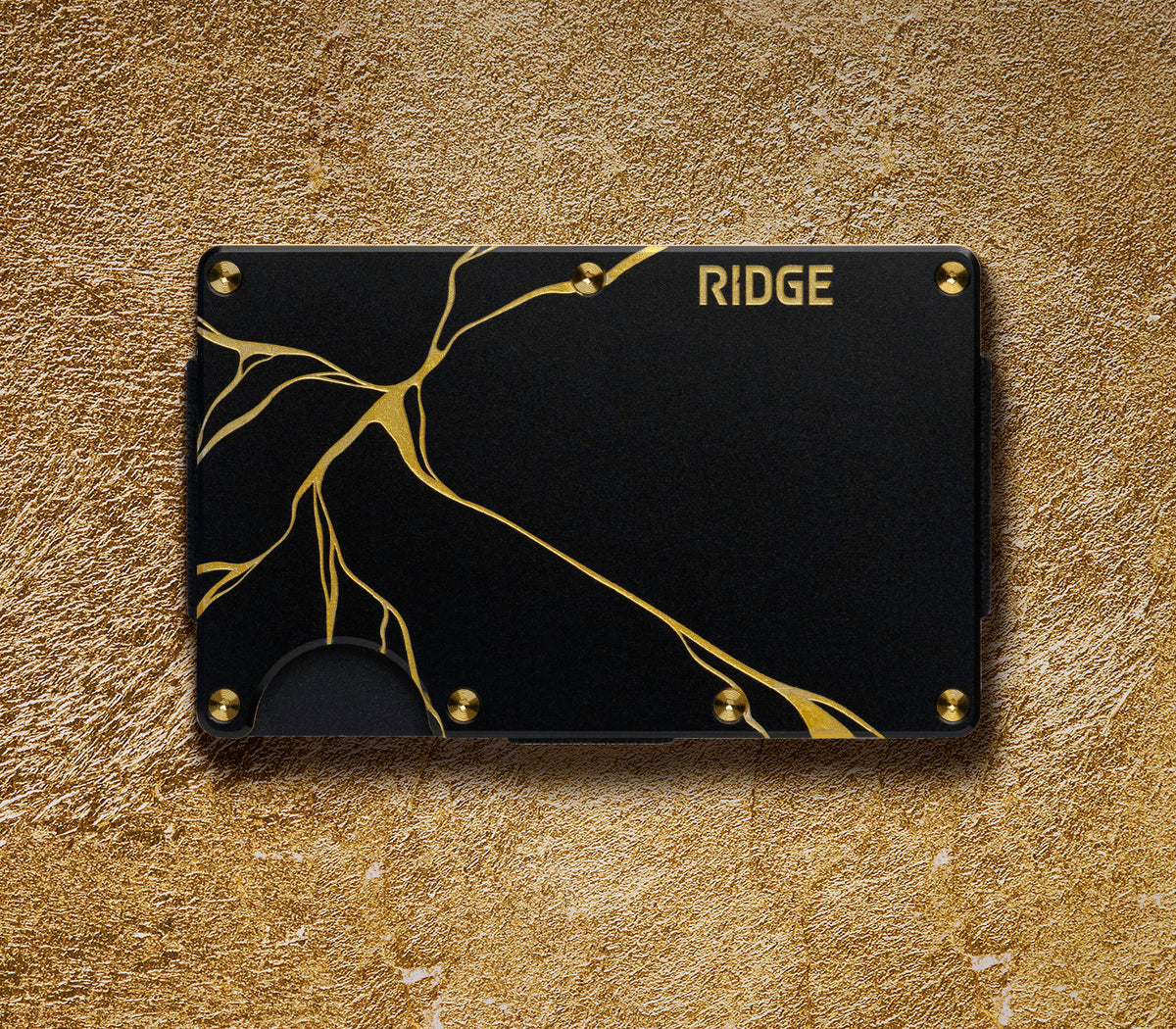 Ridge Wallet - Kintsugi - Black - Image 6
