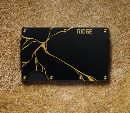 Ridge Wallet - Kintsugi - Black - Image 6