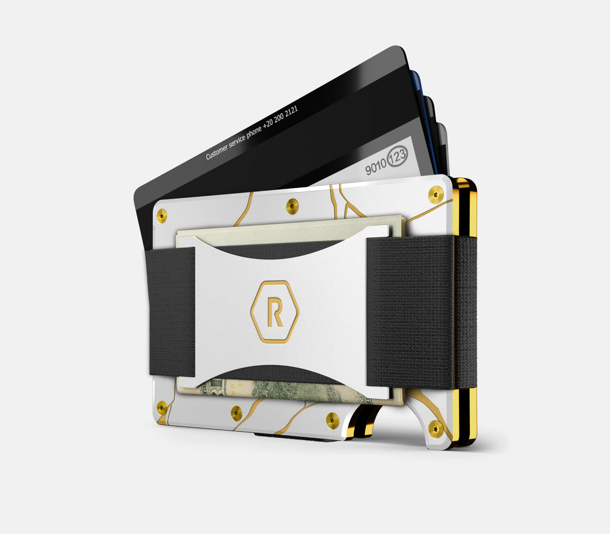 Ridge Wallet - Kintsugi - White - Image 3