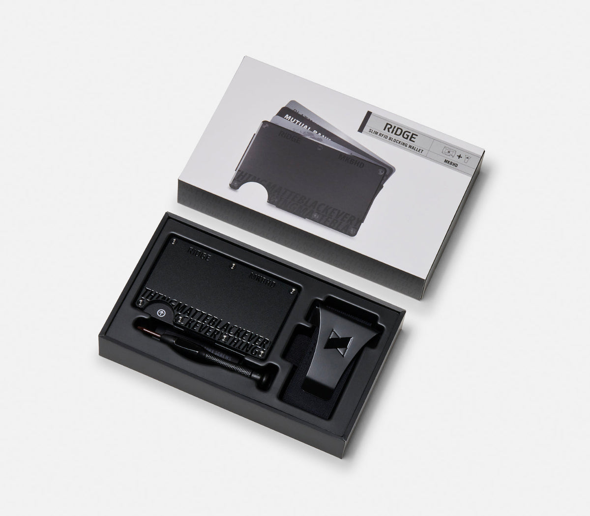 Ridge Wallet - MatteBlackEverything - Image 6