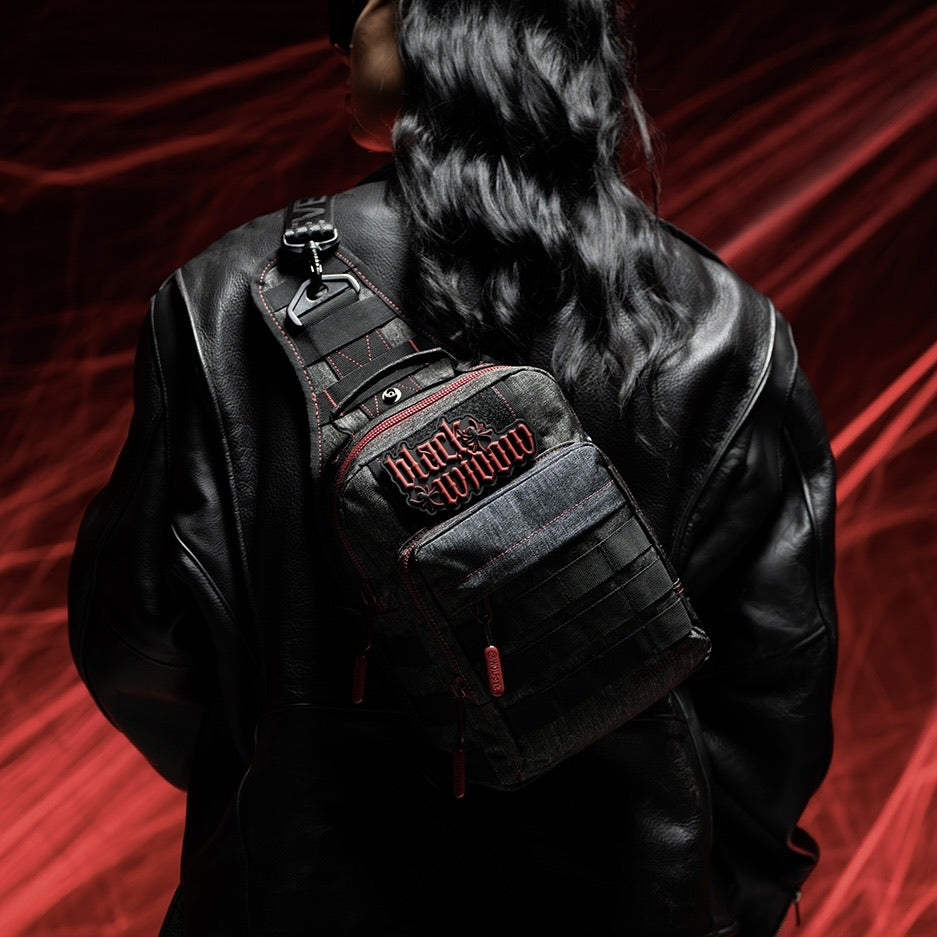 9L Tactical Sling Bag Black Widow - Image 5