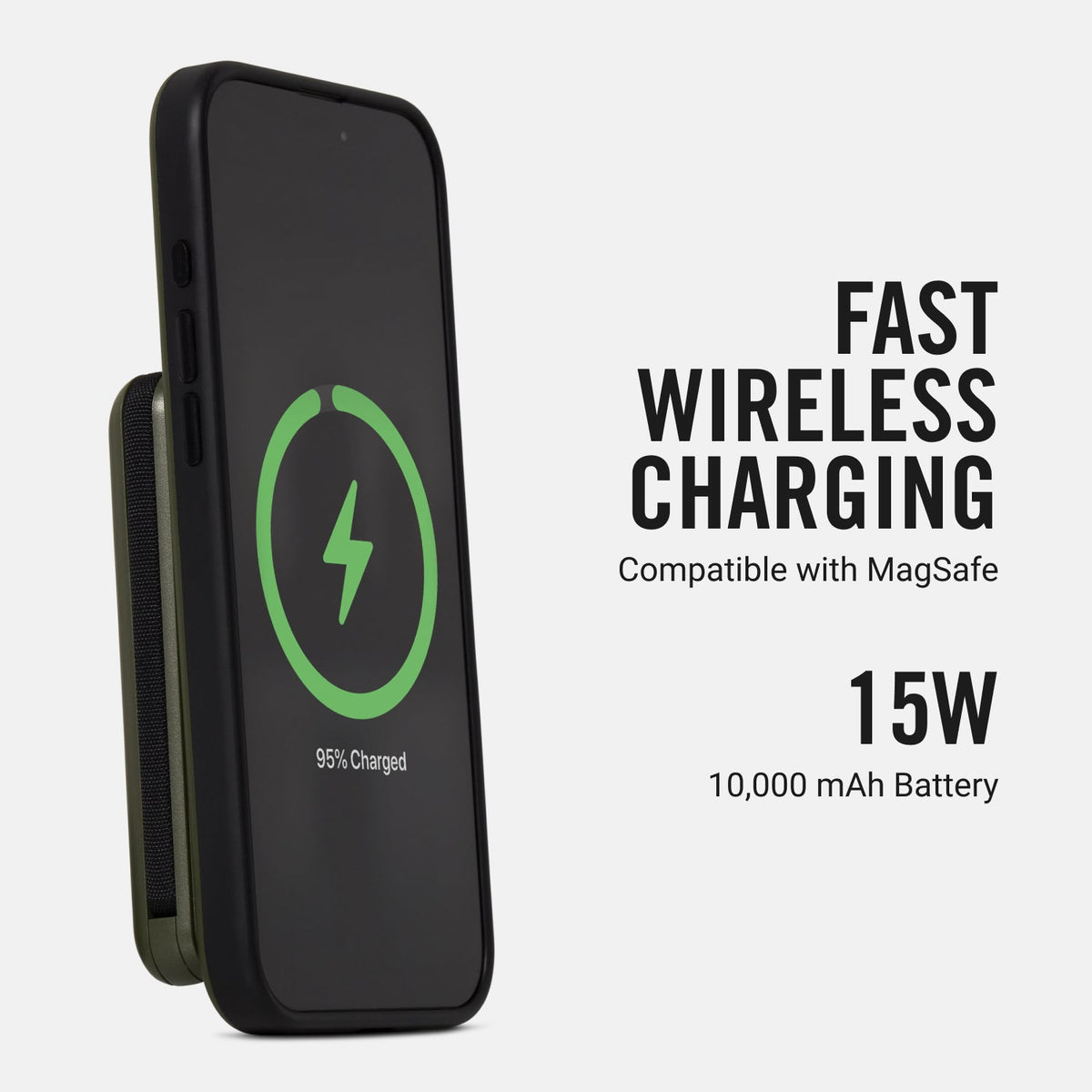 Everyday Charging Kit - iPhone 16 Pro - Matte Olive - Image 4
