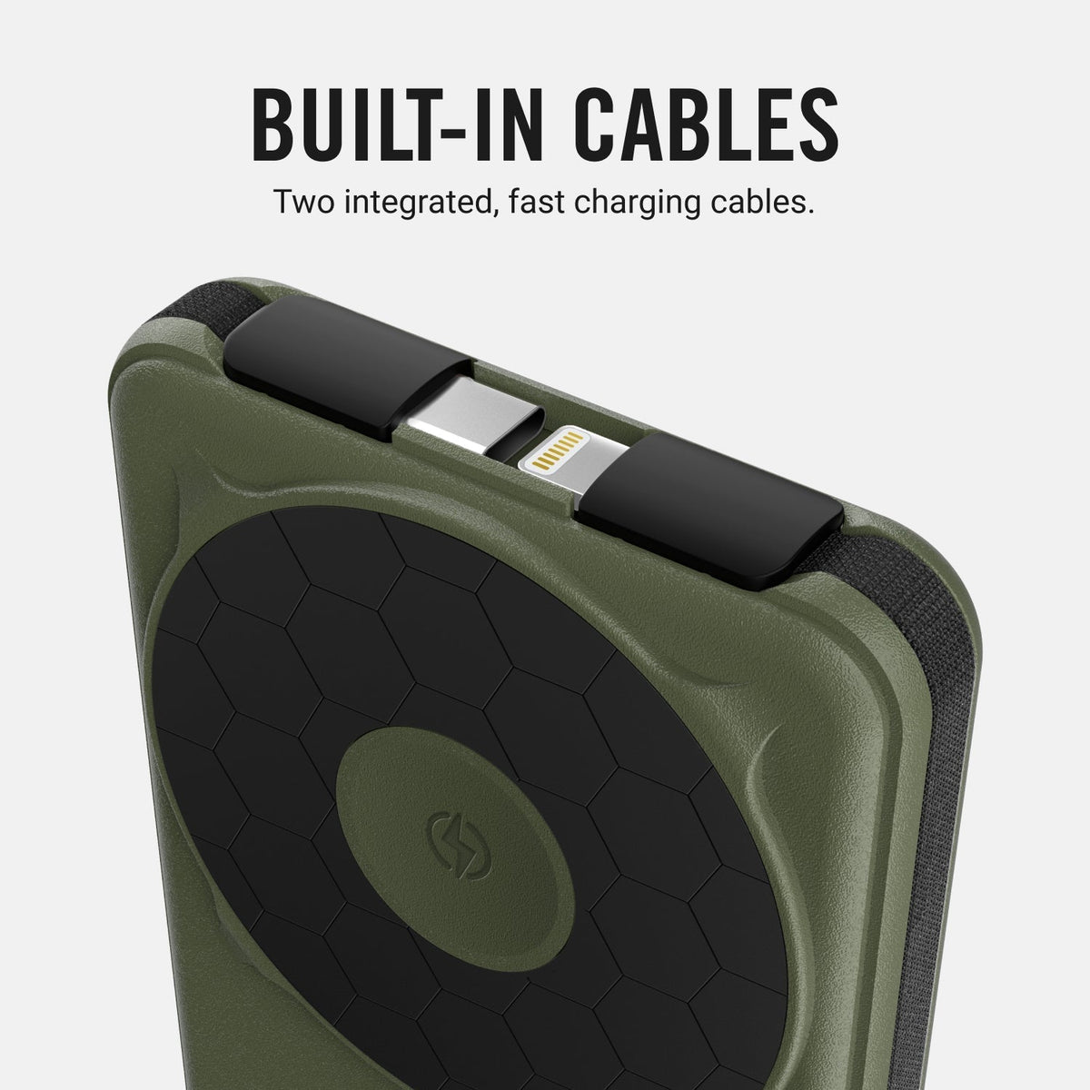 Everyday Charging Kit - iPhone 16 Pro - Matte Olive - Image 5