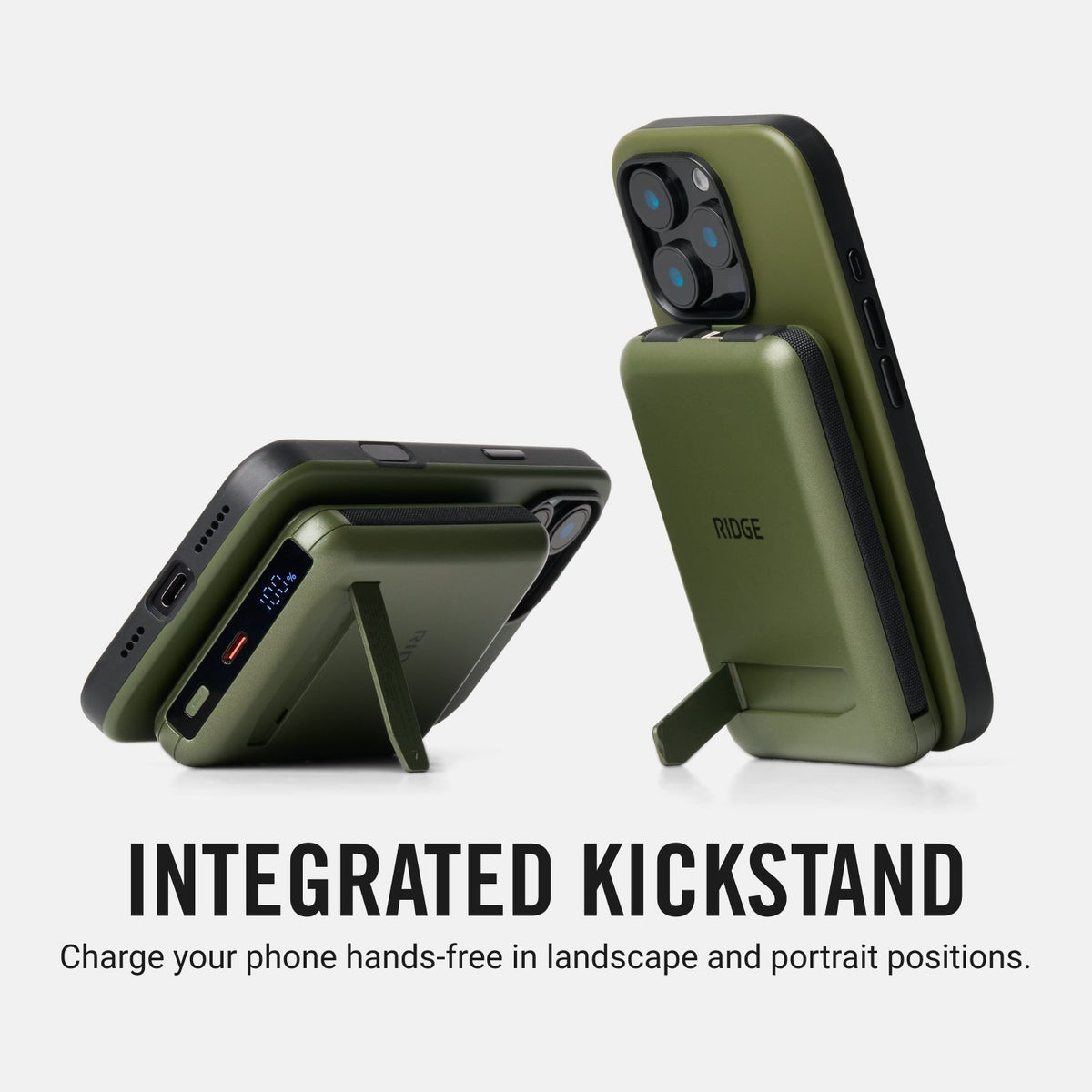 Everyday Charging Kit - iPhone 16 - Matte Olive - Image 7