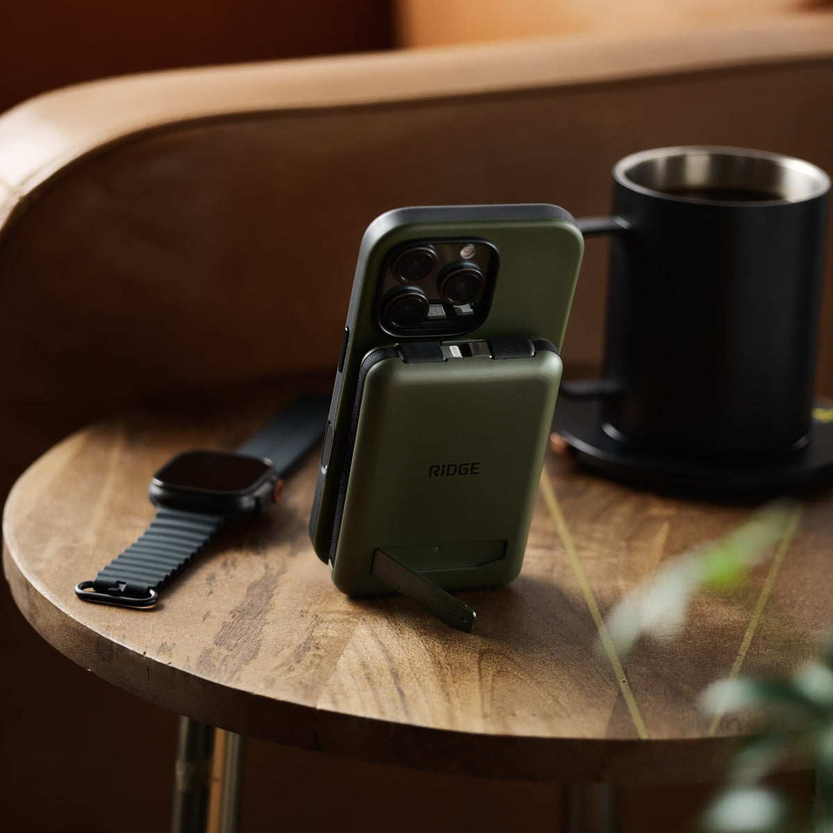 Everyday Charging Kit - iPhone 16 Pro - Matte Olive - Image 2