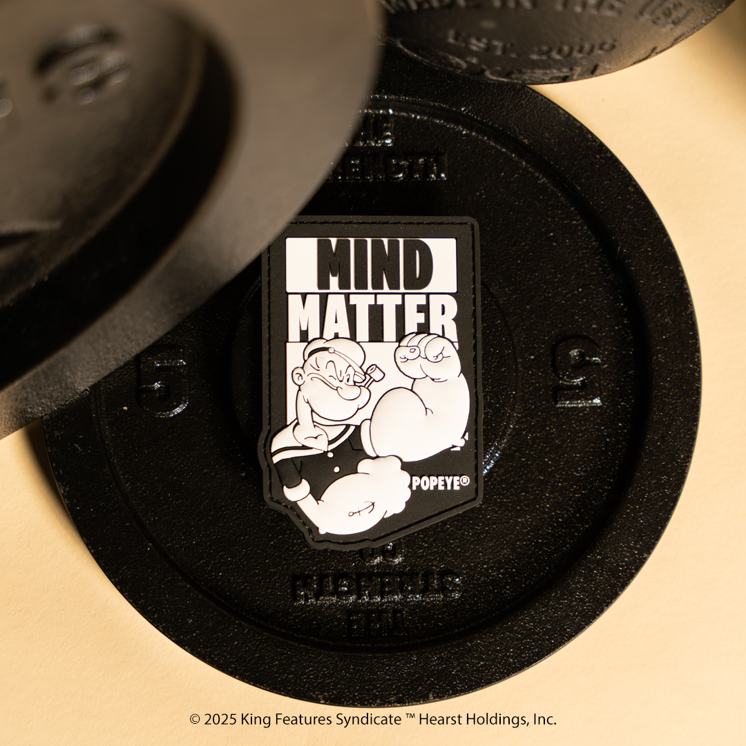 Popeye Sweat Mind Over Matter Patch