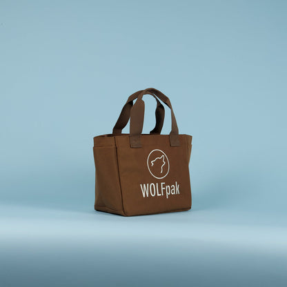 Mini Tote Bag Mocha Brown - Image 3