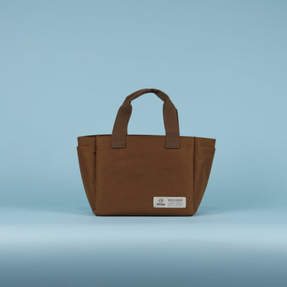 Mini Tote Bag Mocha Brown - Image 4