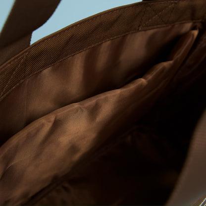 Mini Tote Bag Mocha Brown - Image 10