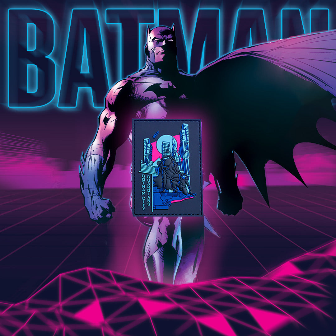 Gotham Guardians Neon Batman Patch