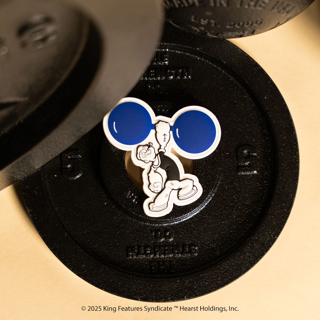 Popeye Sweat Barbell Patch