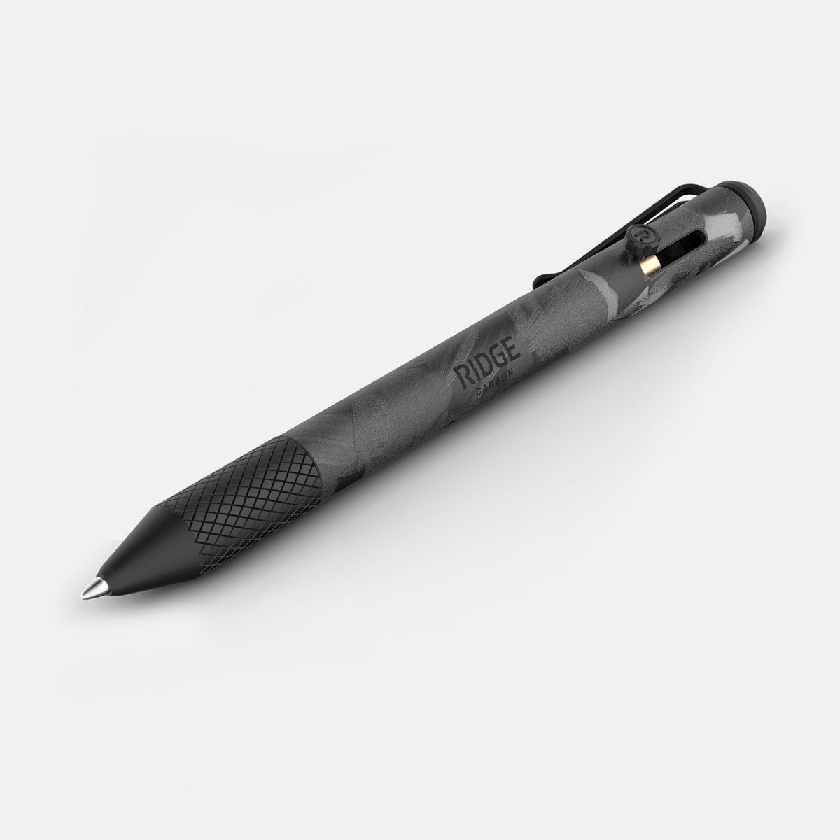 Ridge Bolt Action Pen - Forged Carbon