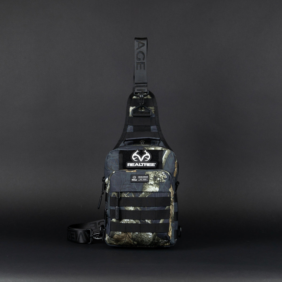 9L Tactical Sling Bag Realtree Edge Black - Image 8