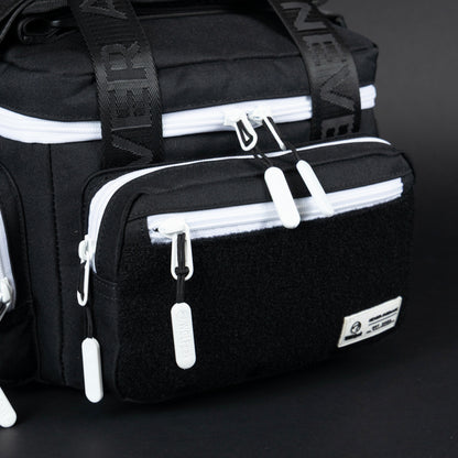 9L Alpha Black with White Accents Mini Tactical Lunch Box - Image 7