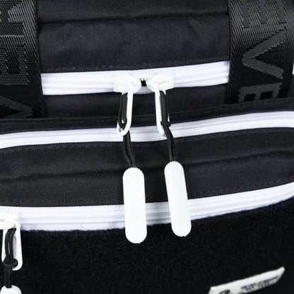 9L Alpha Black with White Accents Mini Tactical Lunch Box - Image 8