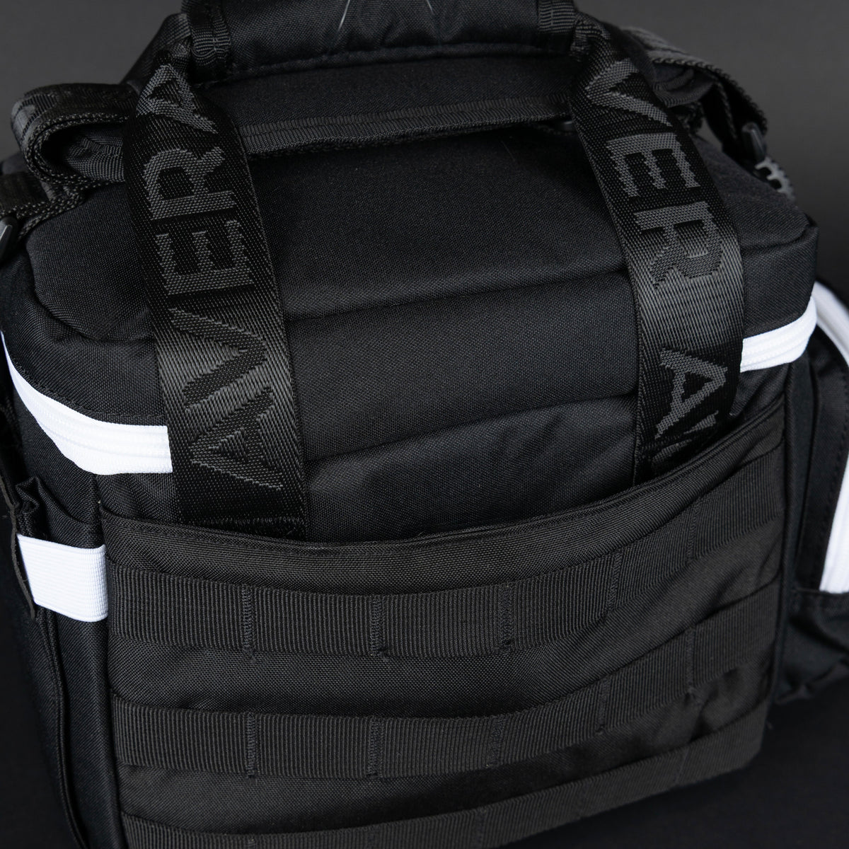 9L Alpha Black with White Accents Mini Tactical Lunch Box - Image 12