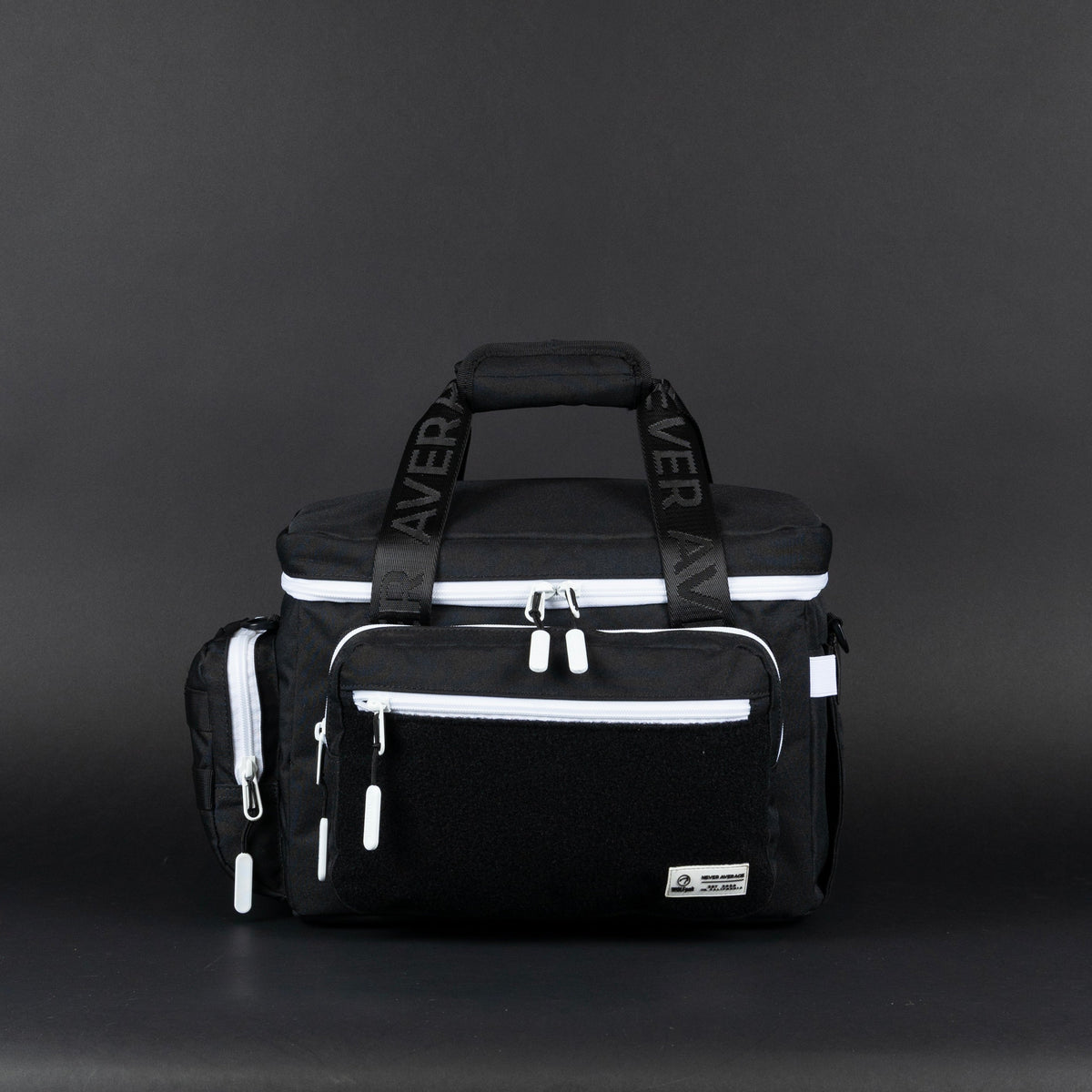 20L Alpha Black with White Accents Tactical Lunch Box - Image 3