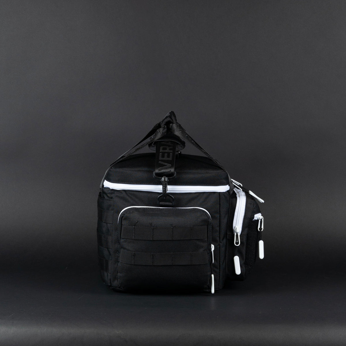 20L Alpha Black with White Accents Tactical Lunch Box - Image 4
