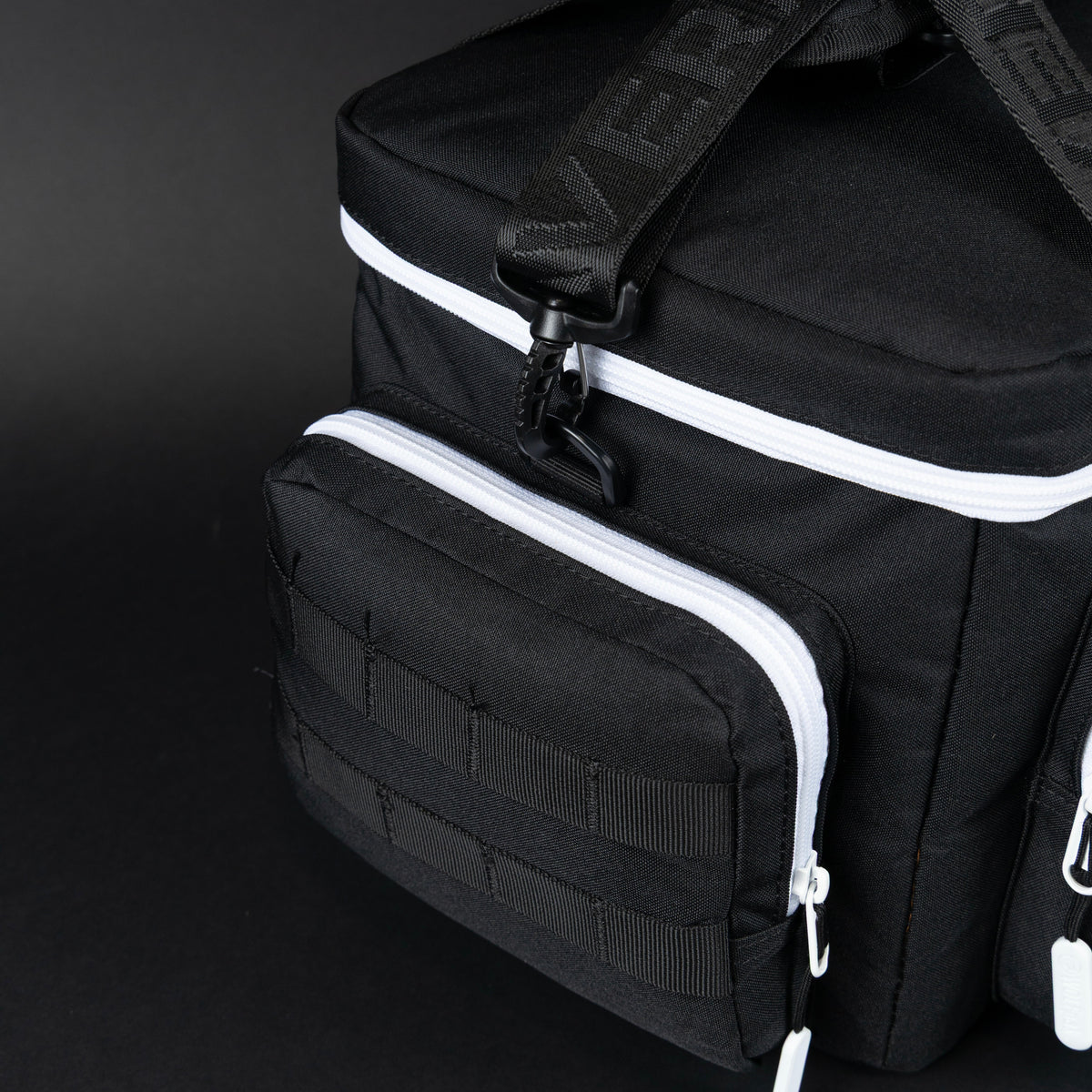 20L Alpha Black with White Accents Tactical Lunch Box - Image 9
