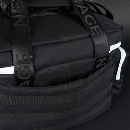 20L Alpha Black with White Accents Tactical Lunch Box - Image 12