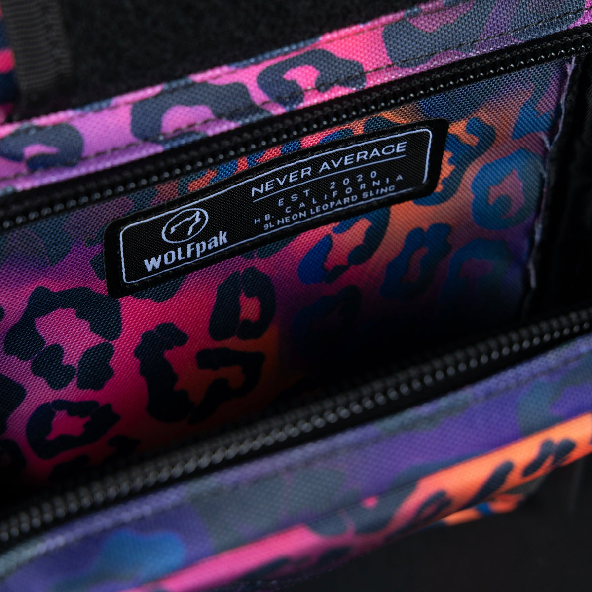 9L Tactical Sling Bag Neon Leopard - Image 14