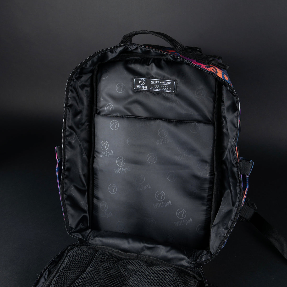 25L Backpack Neon Leopard - Image 19