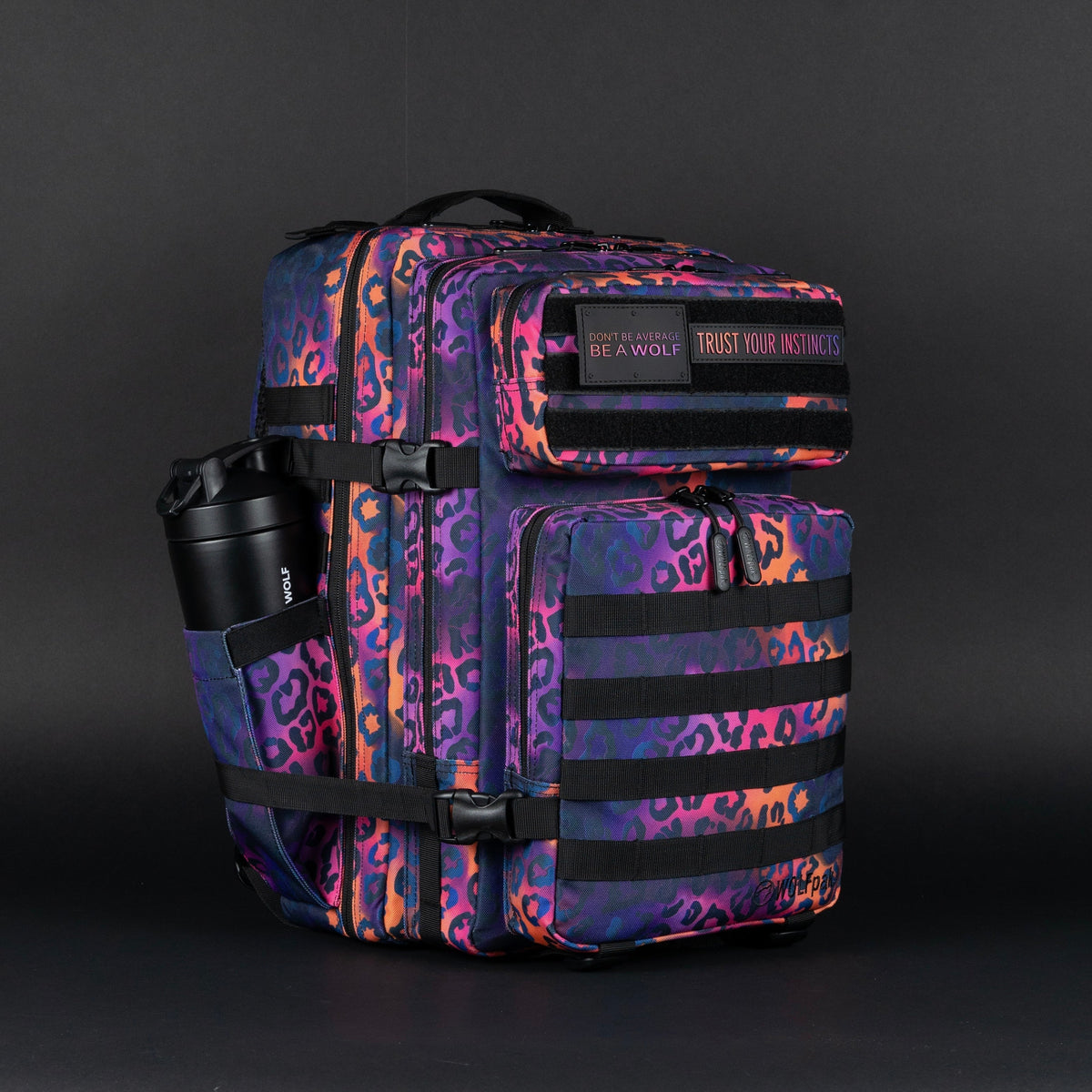 45L Backpack Neon Leopard - Image 8