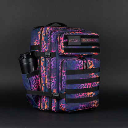 45L Backpack Neon Leopard - Image 8