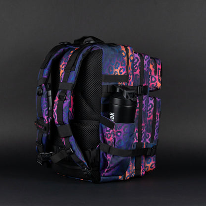 45L Backpack Neon Leopard - Image 9
