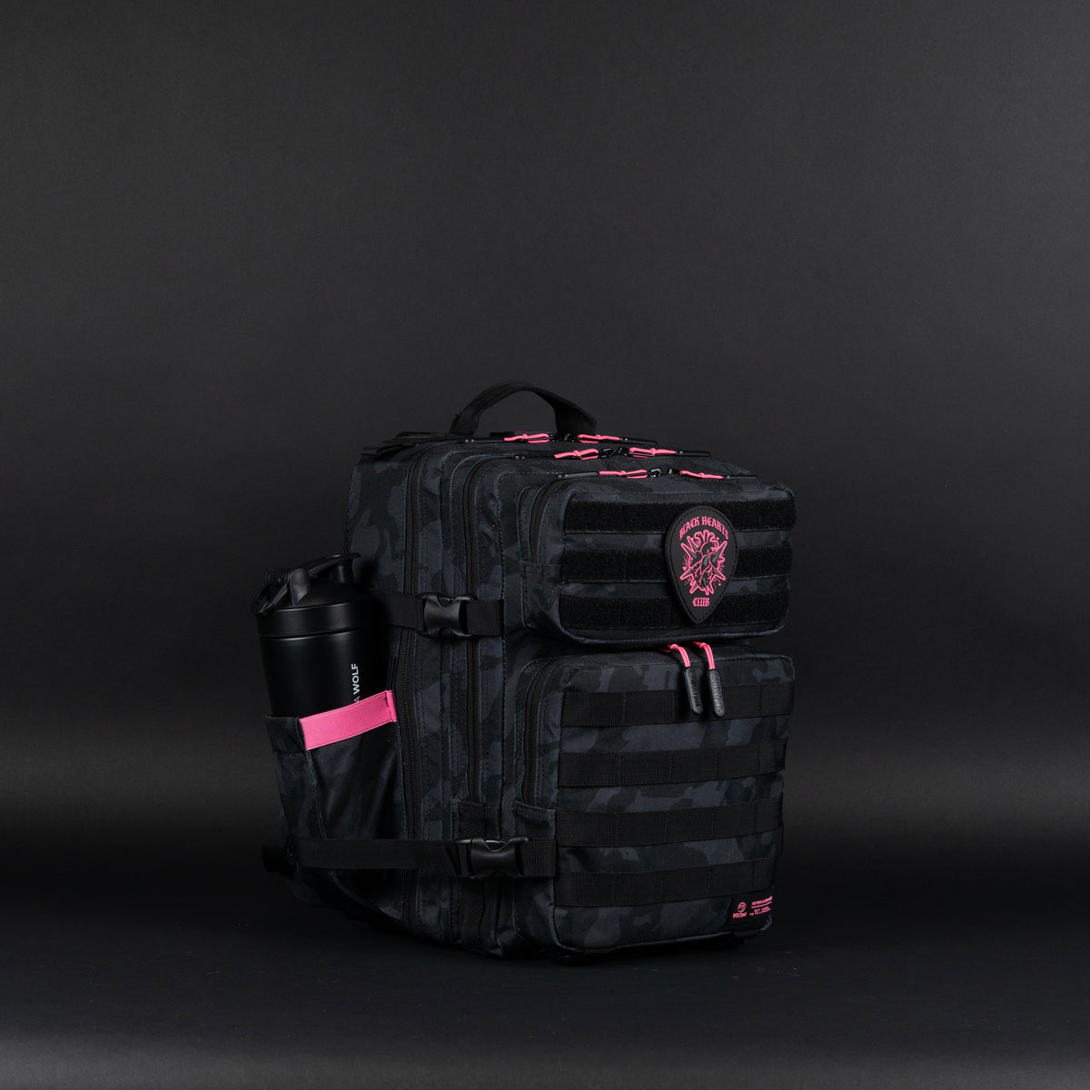 25L Backpack Black Hearts - Image 8
