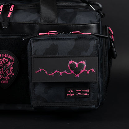 30L Perfect Duffle Bag Black Hearts - Image 14