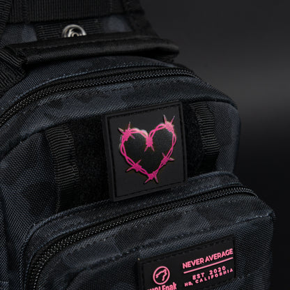 4L Mini Tactical Sling Bag Black Hearts - Image 10