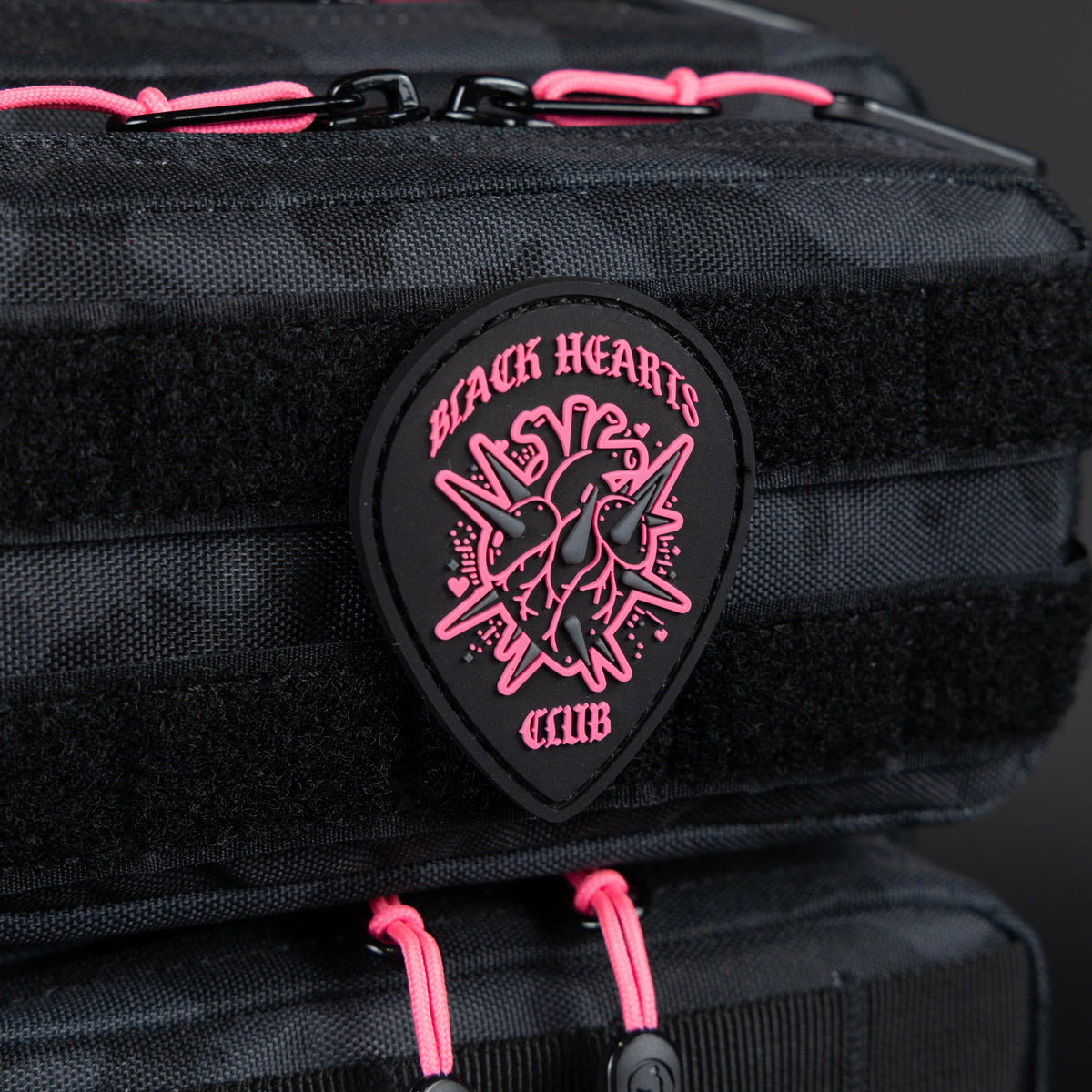 9L Backpack Mini Black Hearts - Image 13