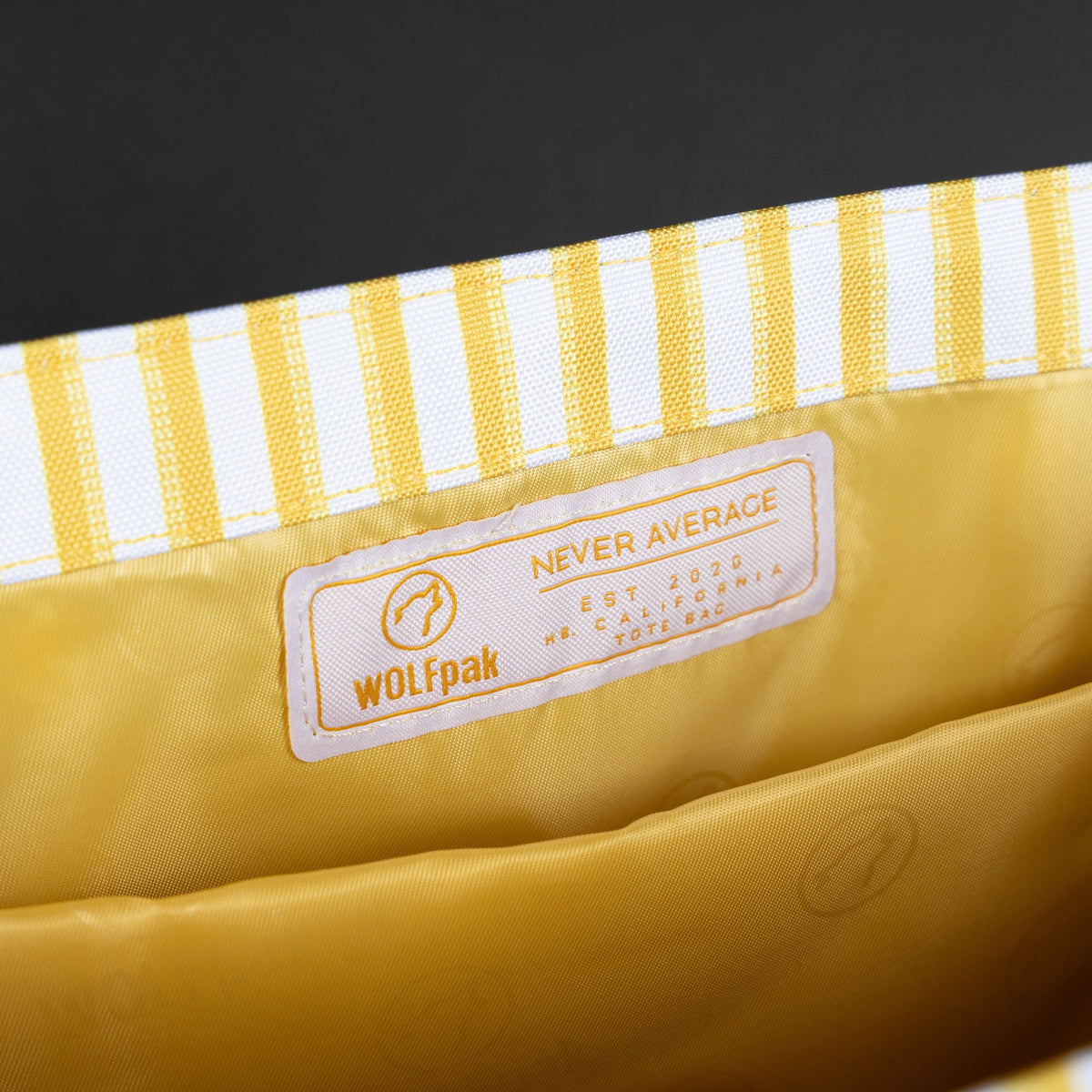 Tote Bag Yellow Stripes - Image 12