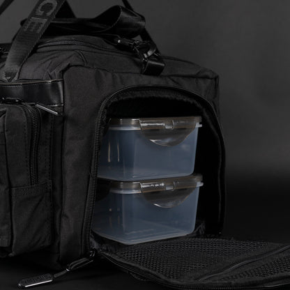 30L Perfect Meal Management Duffle Bag Alpha Black - Image 11