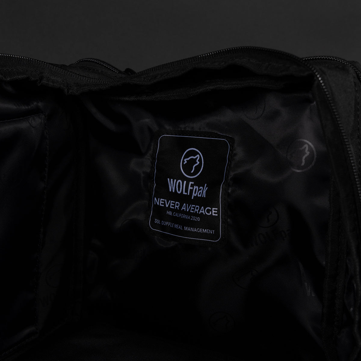 30L Perfect Meal Management Duffle Bag Alpha Black - Image 20