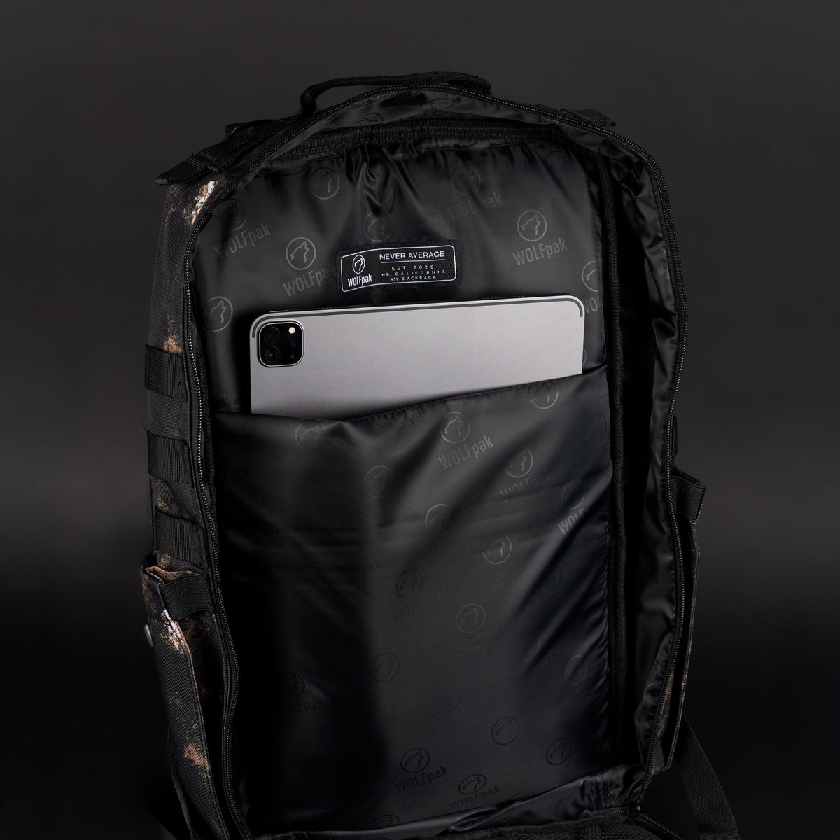 45L Backpack Black Steampunk - Image 19