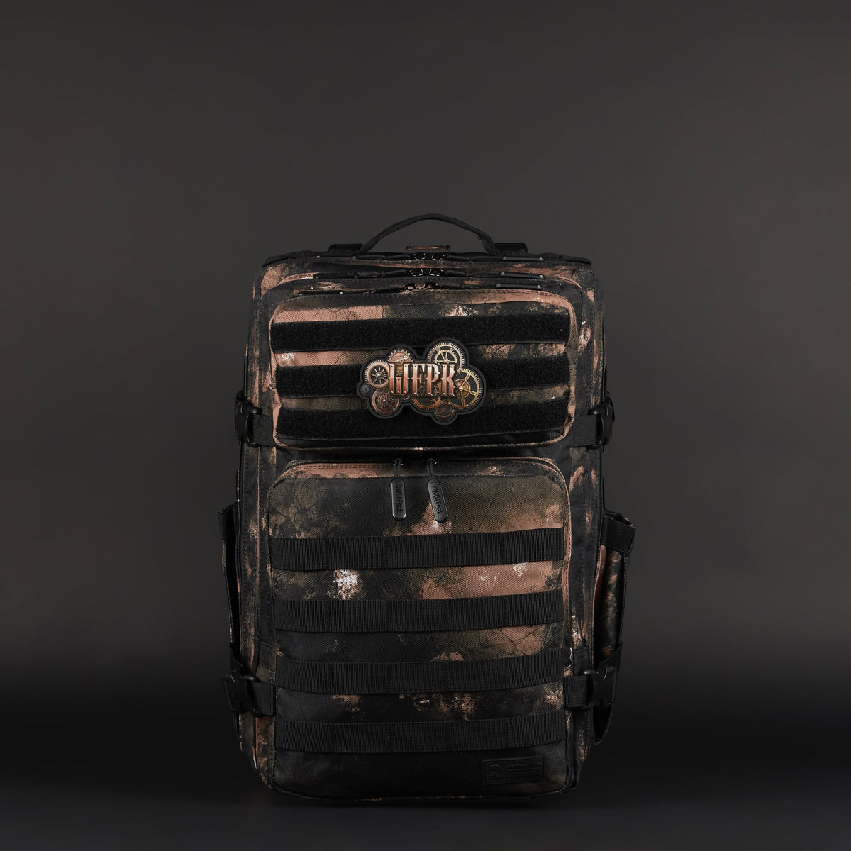 45L Backpack Black Steampunk - Image 8