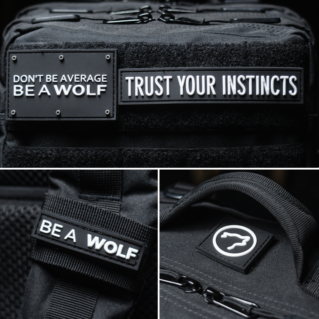 Black 25/35/45 Backpack Patch Kit