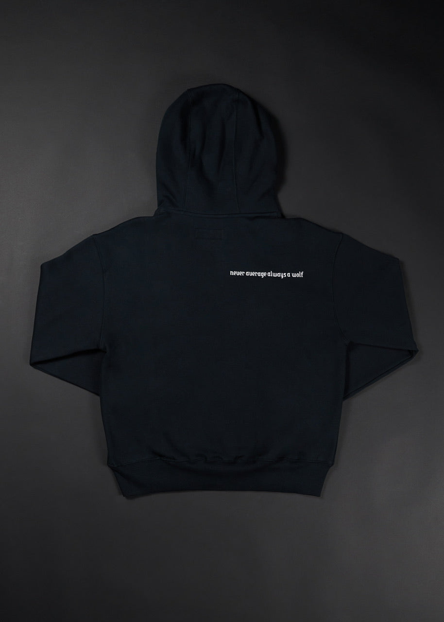 Gothic Black Full Zip Hoodie (SALE) - Image 5