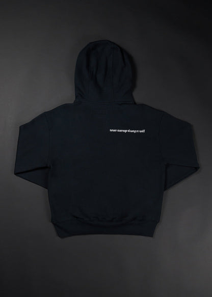 Gothic Black Full Zip Hoodie (SALE) - Image 5
