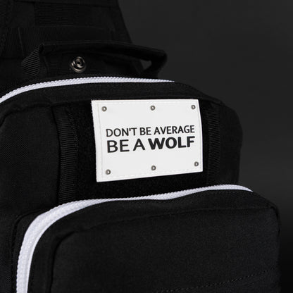9L Tactical Sling Bag Alpha Black with White Accents - Image 8