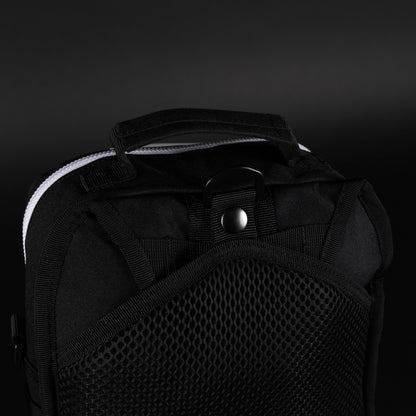9L Tactical Sling Bag Alpha Black with White Accents - Image 12