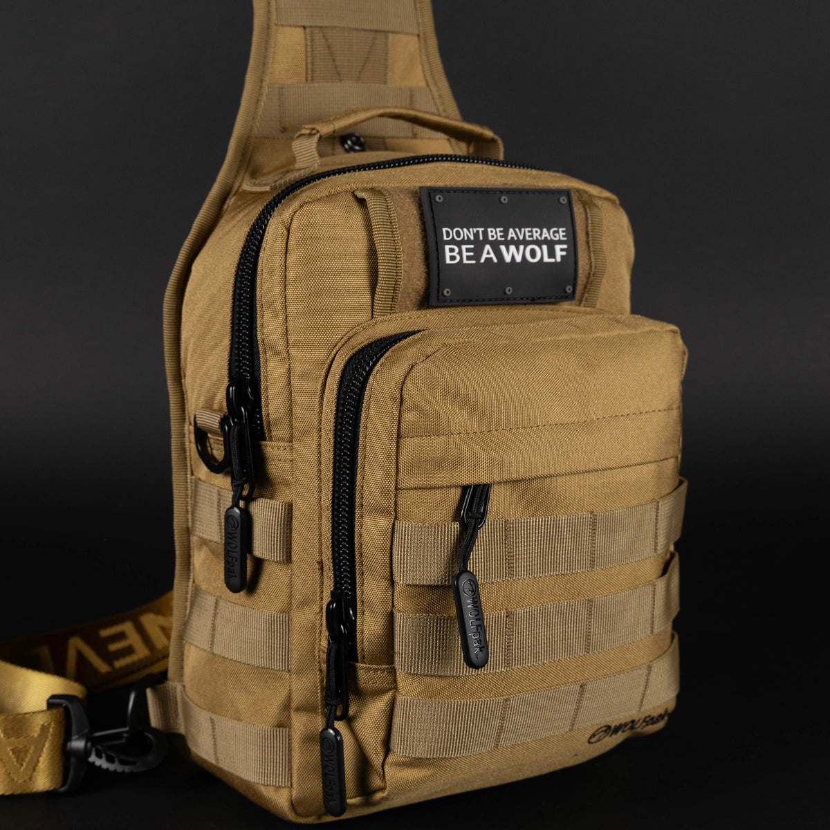 9L Tactical Sling Bag Khaki - Image 6