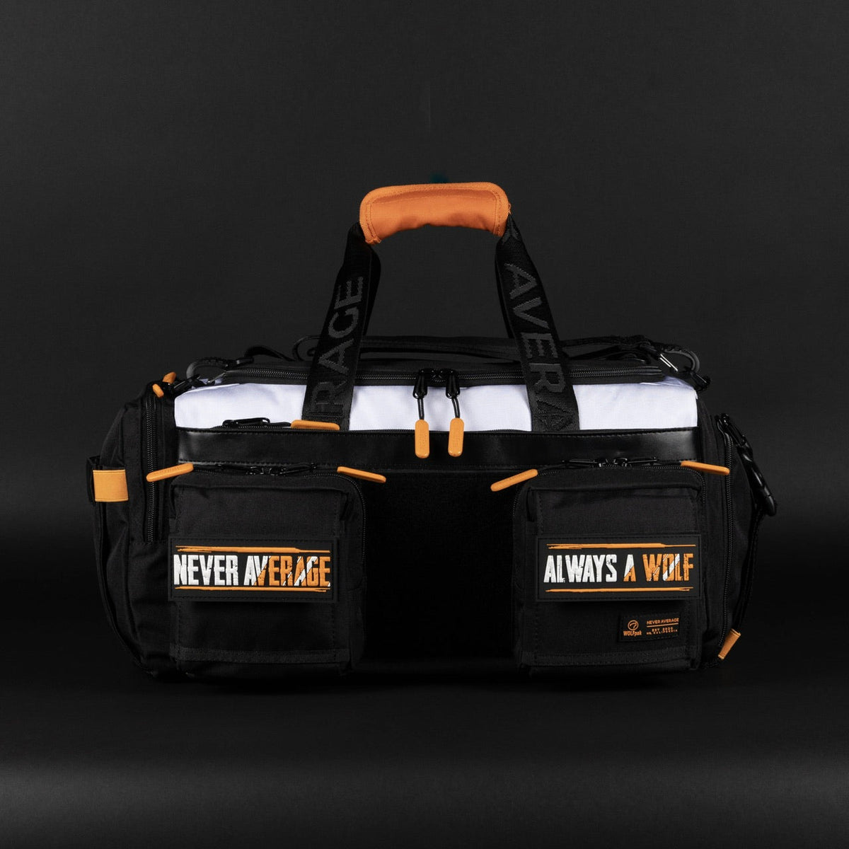 30L Perfect Duffle Bag Orange Turbo - Image 4